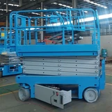 Can a scissor lift be used in explosive environments?